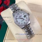Perfect Replica TW Rolex Datejust Stainless Steel Case Diamond Bezel 28mm Women's Watch 